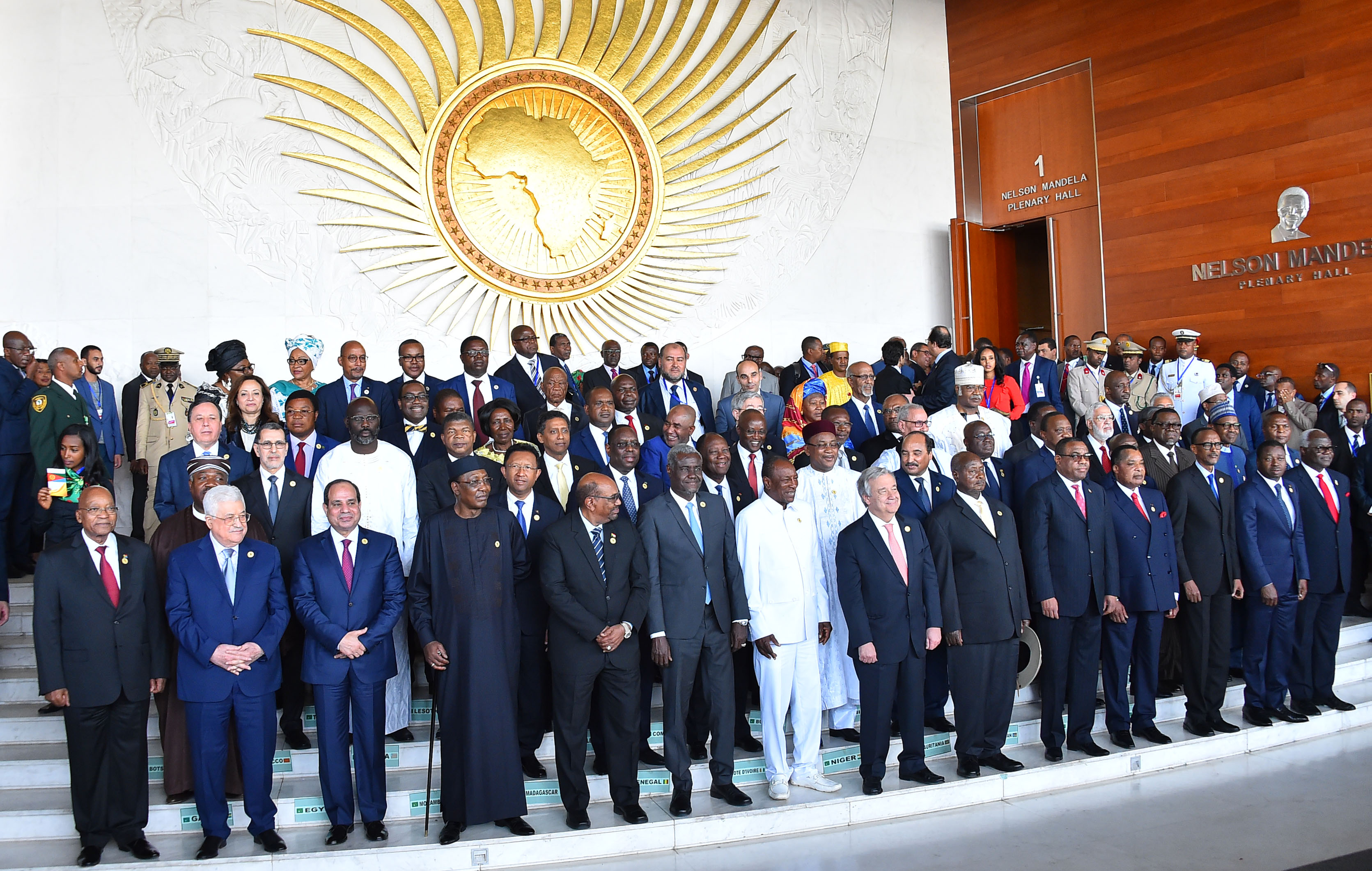 الجلسة الافتتاحية للدورة الـ30 لقمة الاتحاد الإفريقي