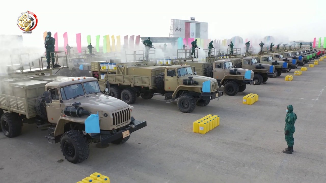 اصطفاف الجيش المصري