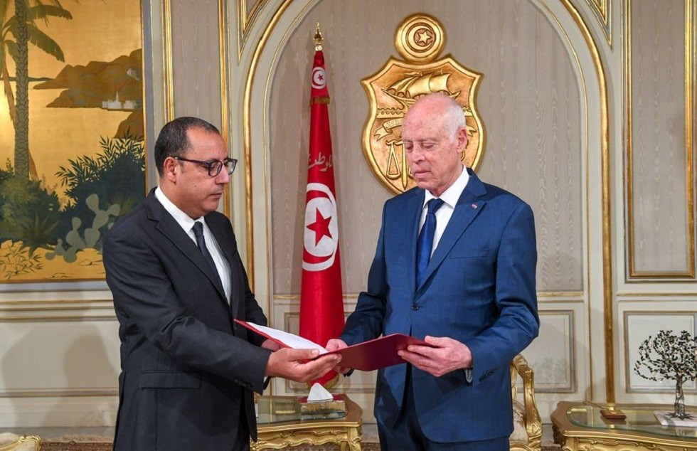هشام المشيشي وقيس سعيد