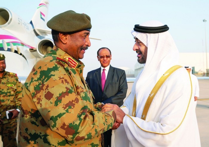 محمد بن زايد والبرهان
