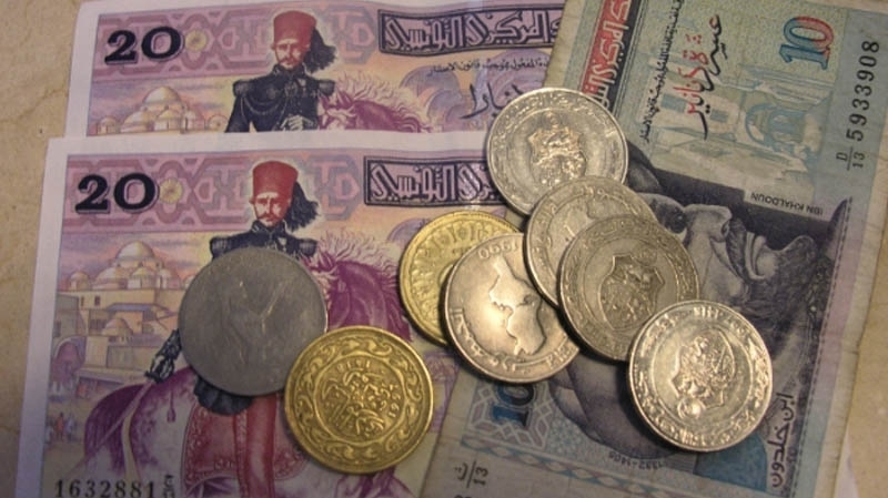 هبوط الدينار التونسي