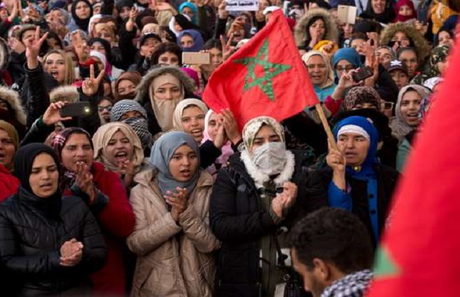 متظاهرون بالمغرب