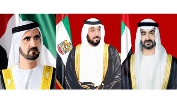 رئيس الدولة ونائبه ومحمد بن زايد 