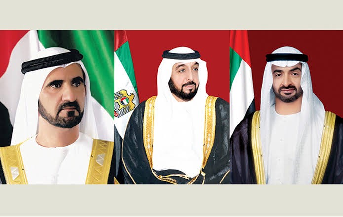 رئيس الدولة ونائبه ومحمد بن زايد