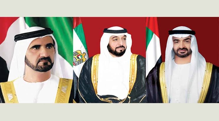 رئيس الدولة ونائبه ومحمد بن زايد
