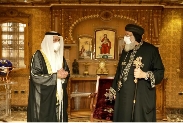 البابا تواضروس والسفير الإماراتي