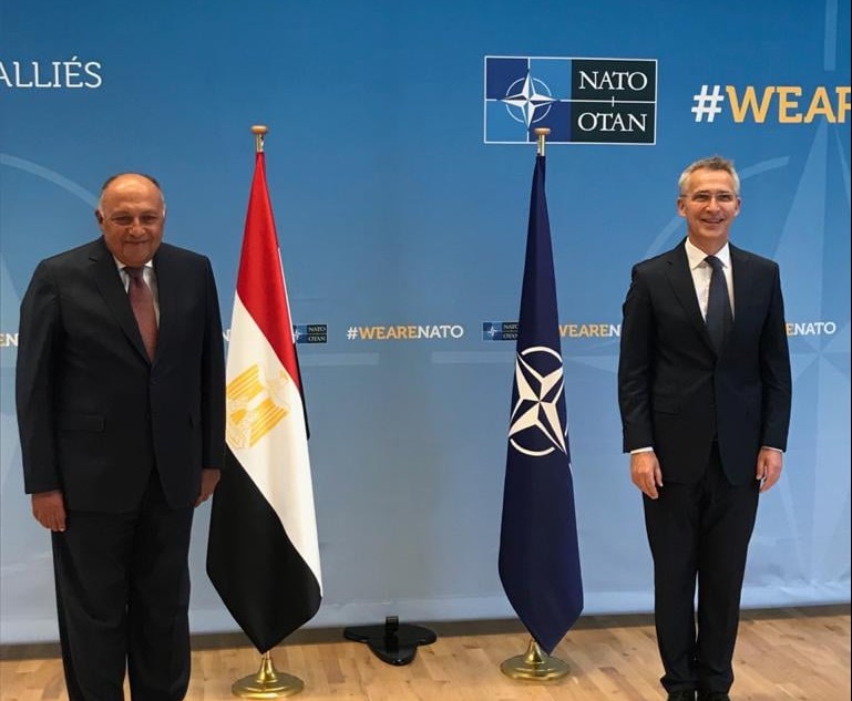 أمين الناتو وسامح شكري