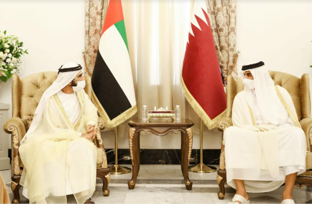 تميم بن حمد ومحمد بن راشد