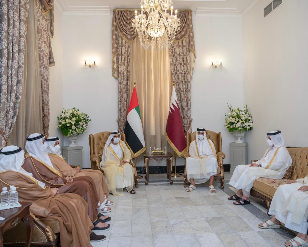 تميم بن حمد ومحمد بن راشد