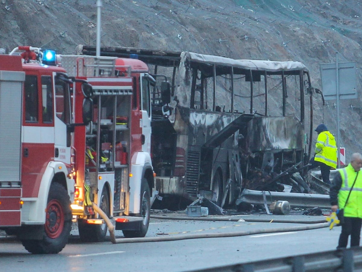 Bus crash in Bulgaria 