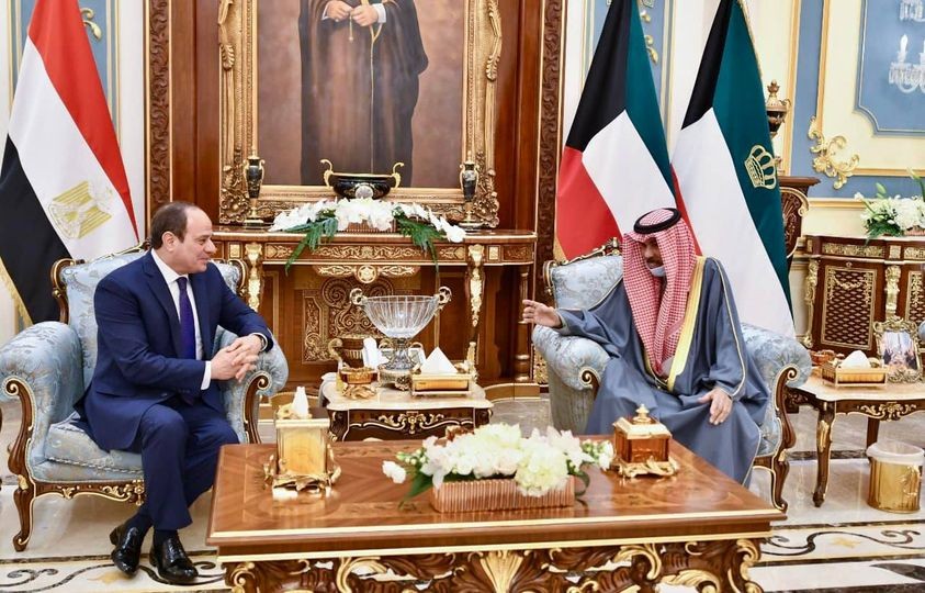 نواف الأحمد والسيسي