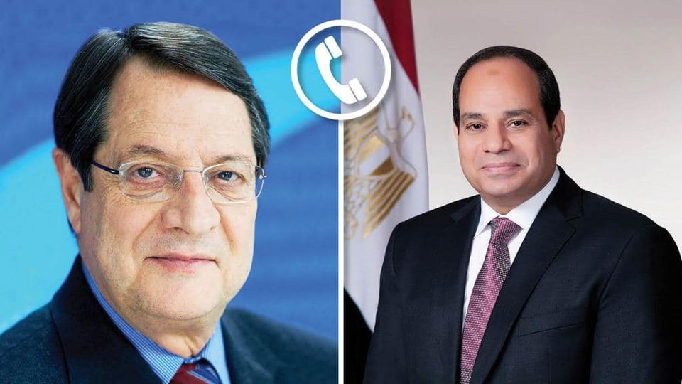 رئيس مصر ورئيس قبرص