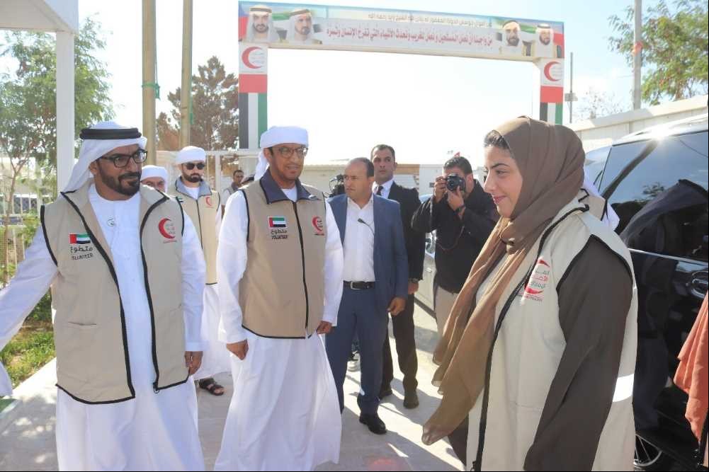 ERC inaugurates green zone at Emirati-Jordanian refugee camp in Mraijib Al Fhood