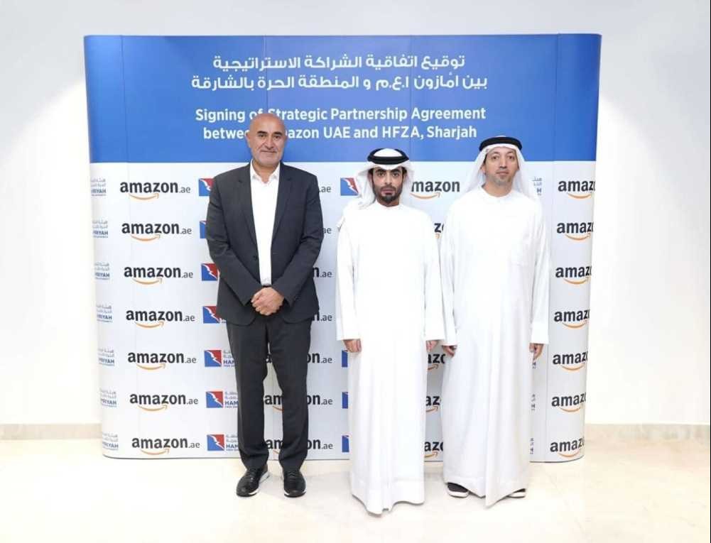 Hamriyah Freezone Authority, Amazon UAE sign Lease Agreement for new logistics centre