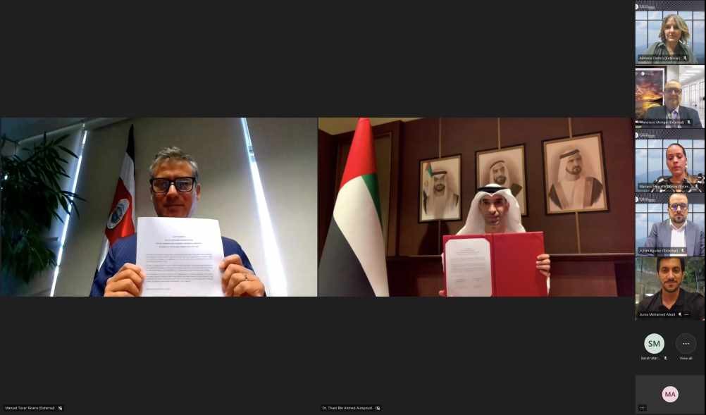 UAE agrees terms with Costa Rica