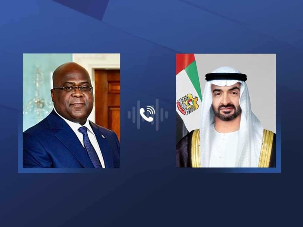 H.H Sheikh Mohamed bin Zayed Al Nahyan and Excellency Felix Tshisekedi