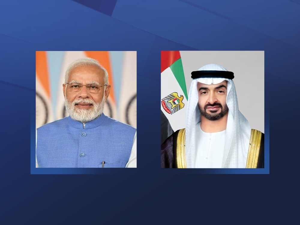 H.H Sheikh Mohamed bin Zayed Al Nahyan and His Excellency Narendra Modi