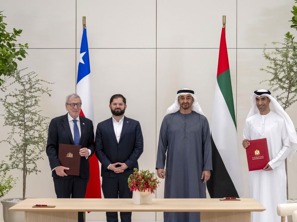 UAE and Chilean Presidents