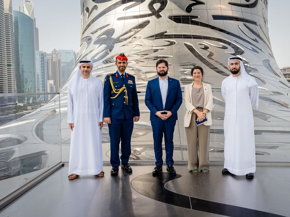 Chile Gabriel Boric Font visited the Museum of the Future