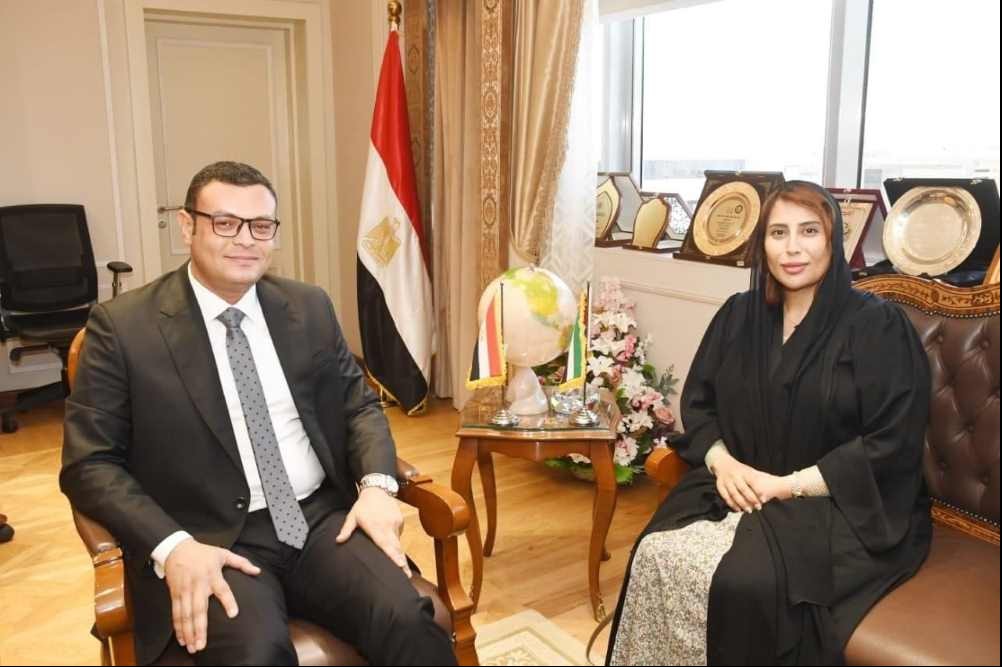 Mariam Khalifa Al Kaabi and Sherif El-Sherbiny