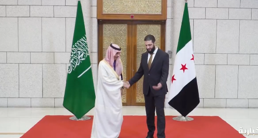 أحمد الشرع وفيصل بن فرحان