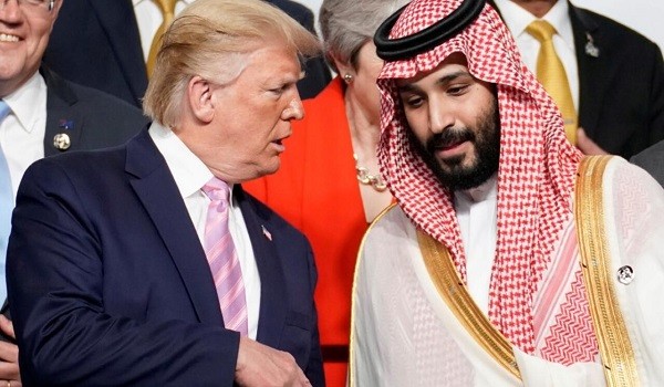 محمد بن سلمان وترامب