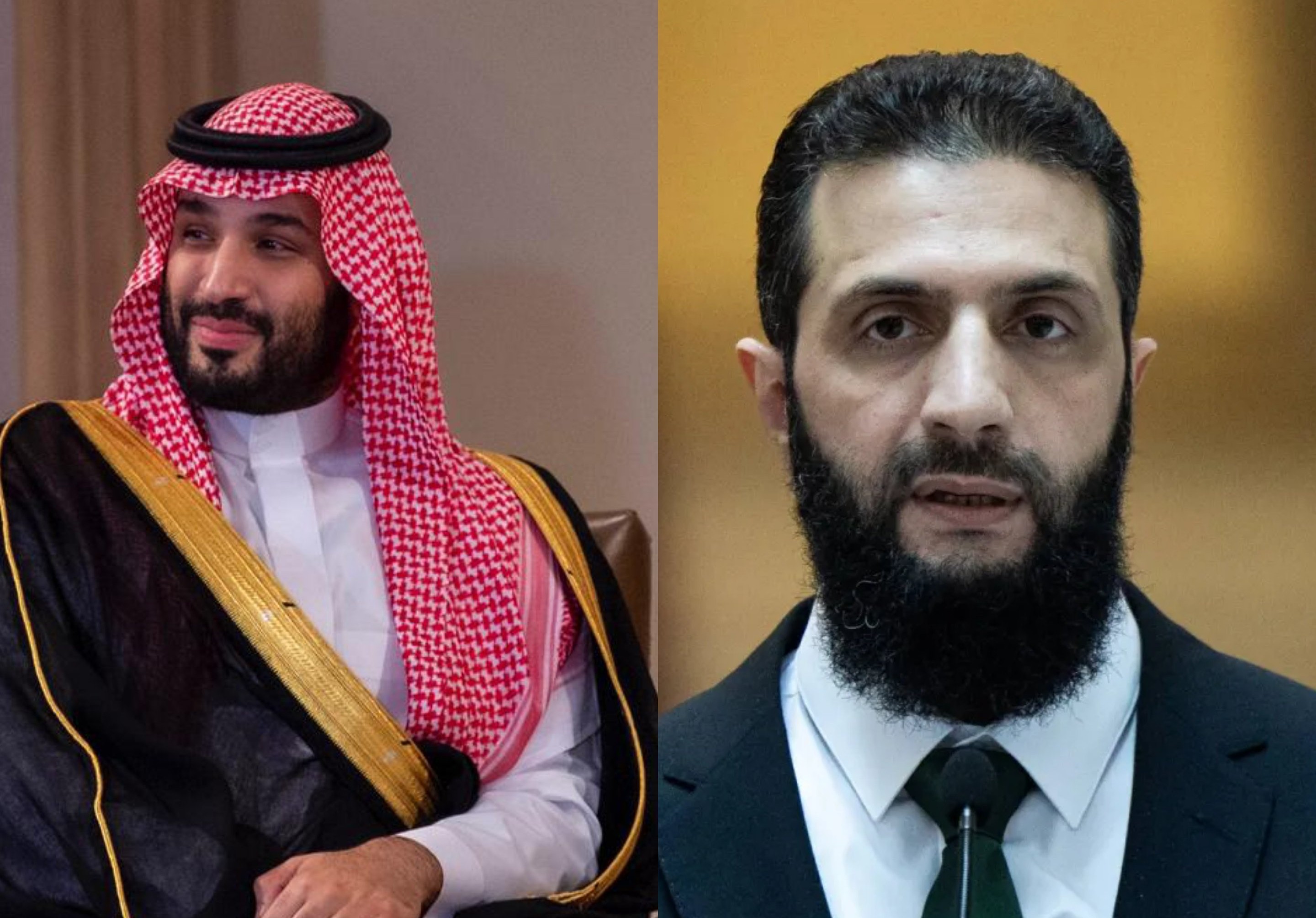 أحمد الشرع ومحمد بن سلمان