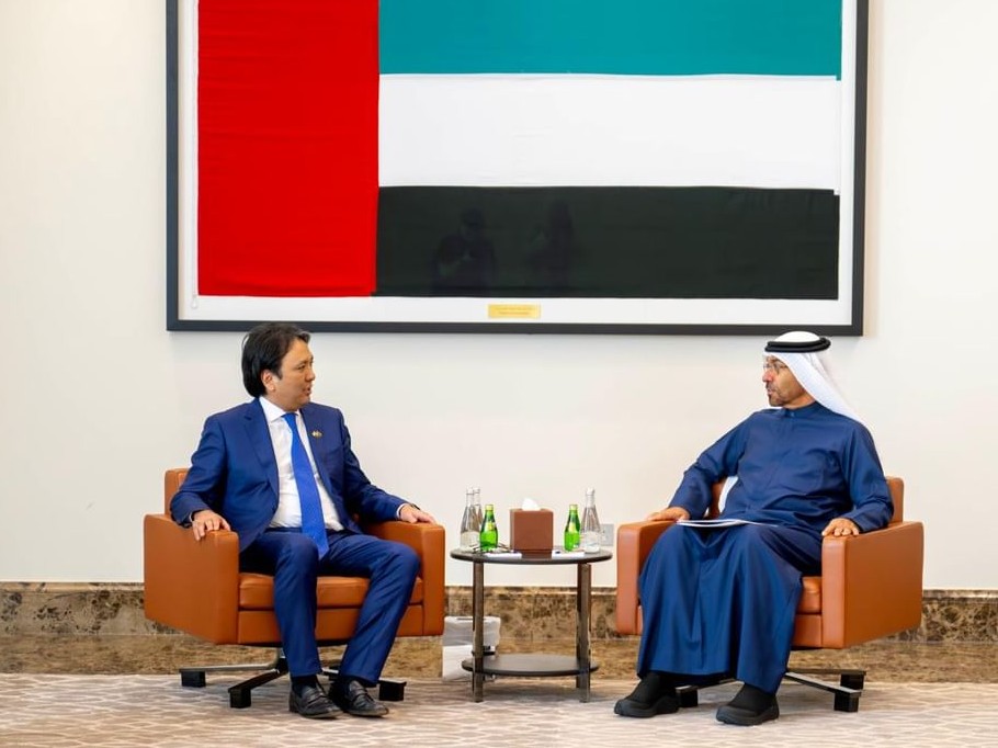 Ahmad Al Sayegh meets Mongolian Deputy Prime Minister