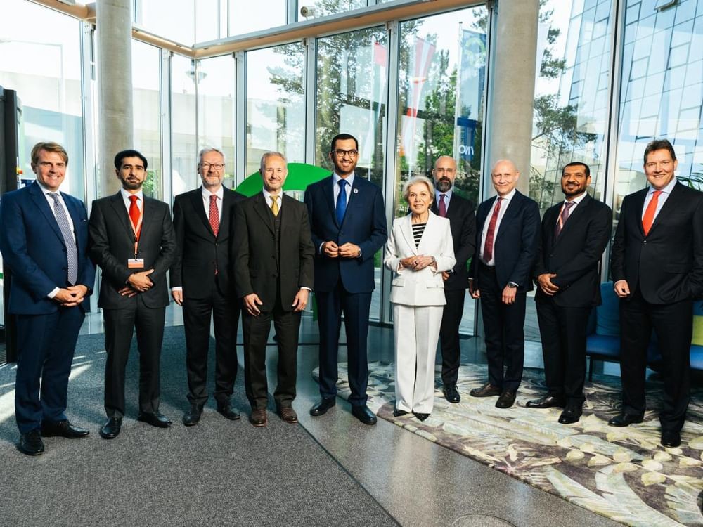 Dr. Sultan Al Jaber visits OMV headquarters in Austria