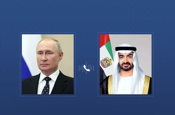 محمد بن زايد وفلاديمير بوتين