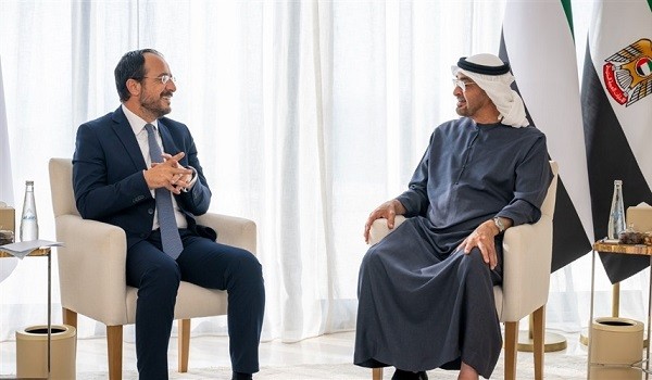 الرئيسان الإماراتي والقبرصي
