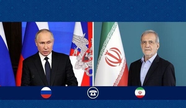 أتصال هاتفي بين الرئيسين الروسي والإيراني