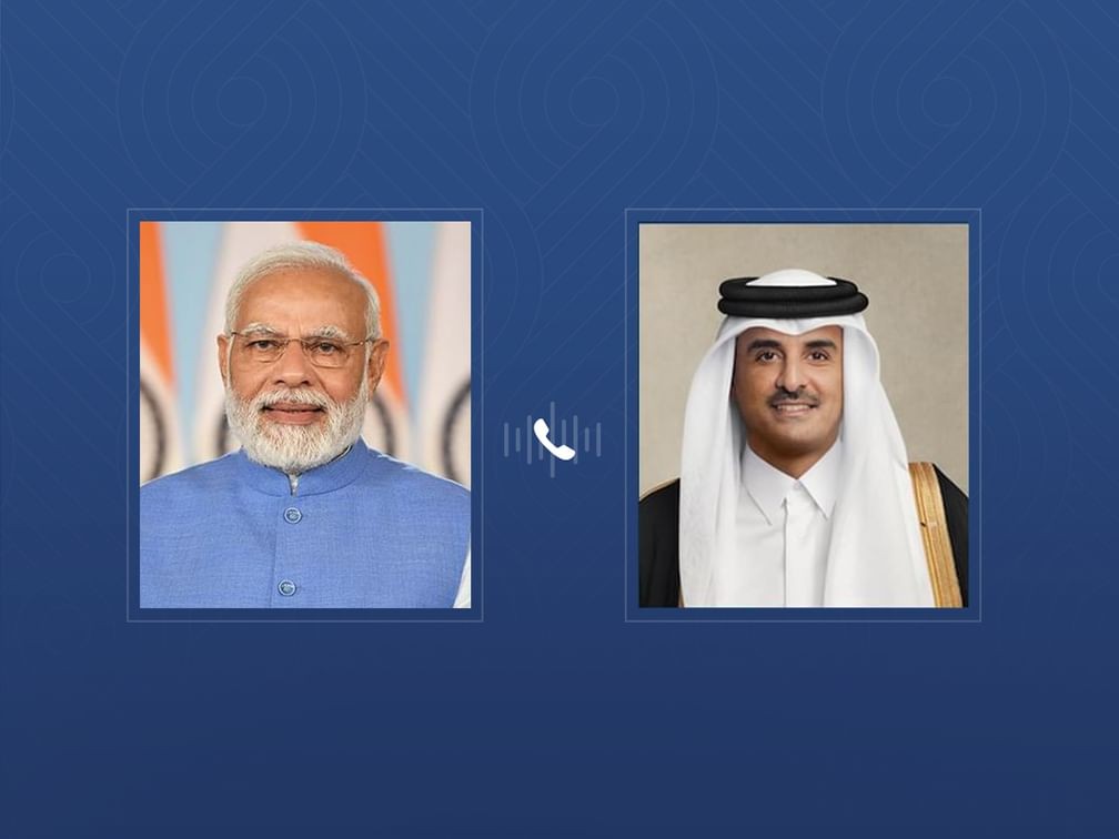 Emir of Qatar, Indian Prime Minister review regional