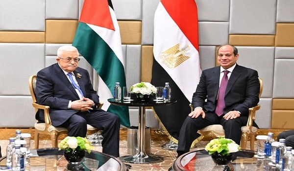 الرئيس السيسي ومحمود عباس