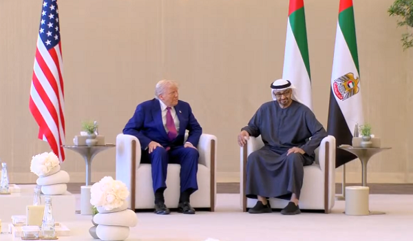 محمد بن زايد وترامب