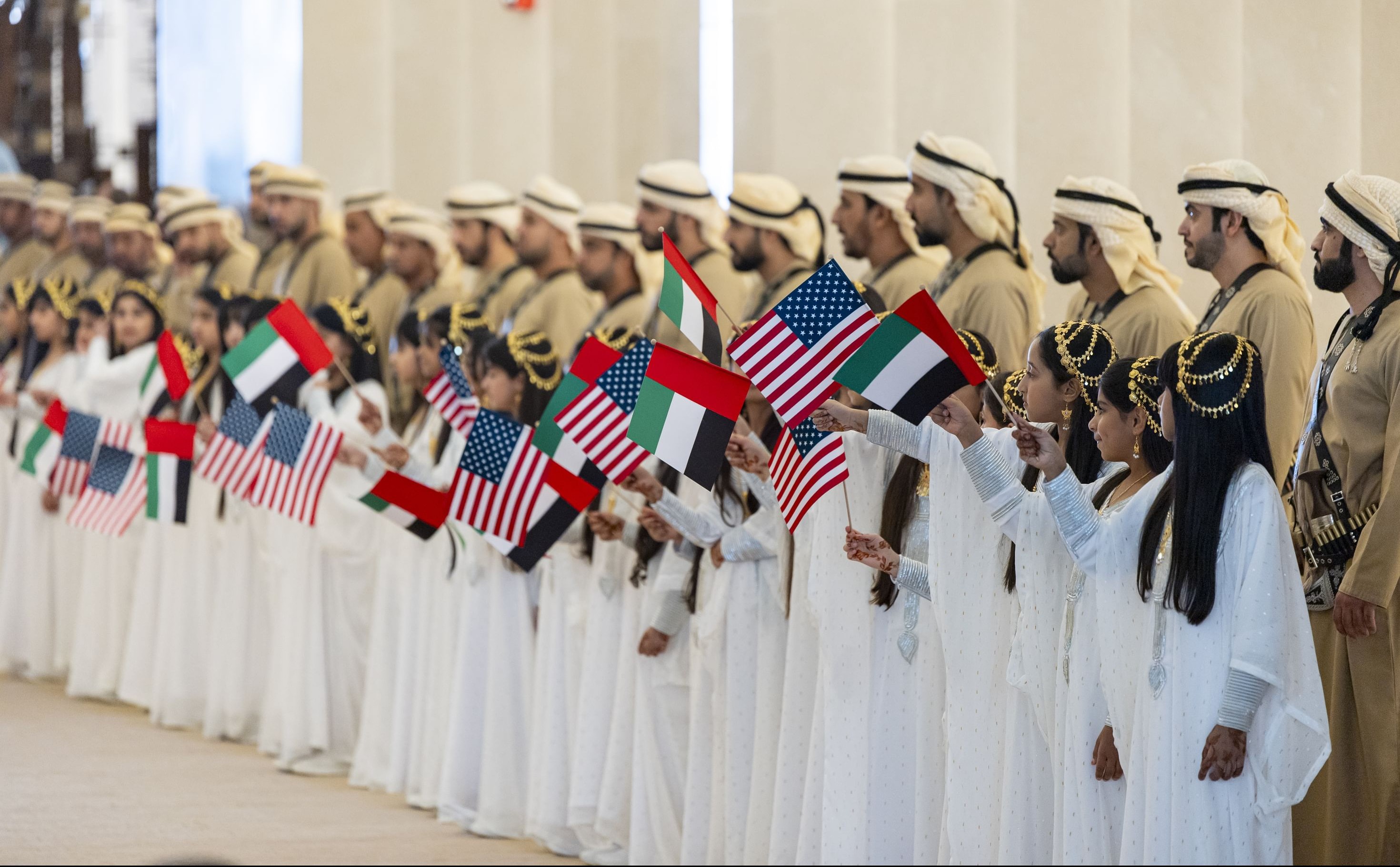 مراسم استقبال ترامب