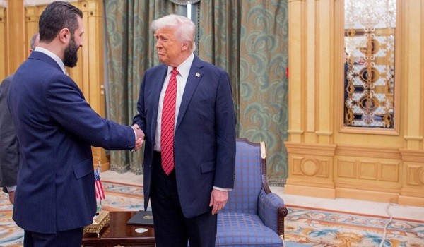 دونالد ترامب وأحمد الشرع