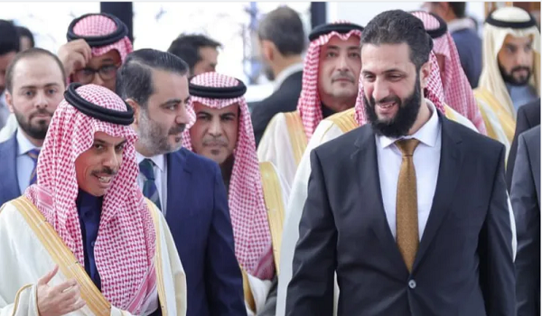 أحمد الشرع وفيصل بن فرحان
