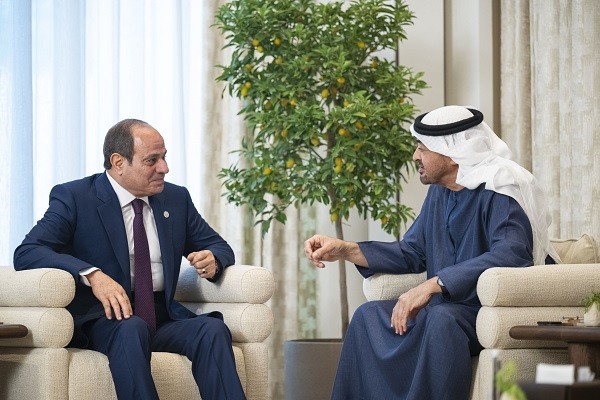الرئيسان المصري والإماراتي
