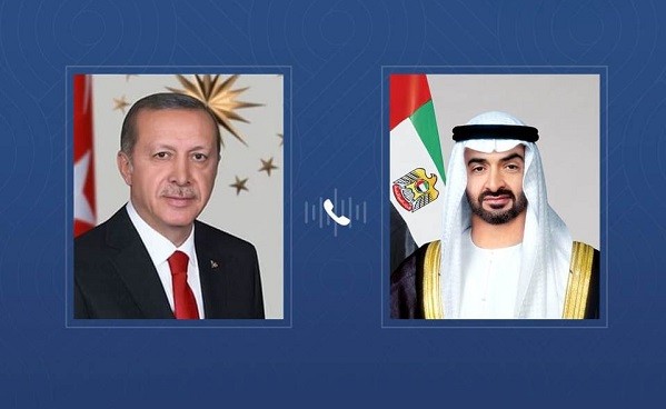 الشيخ محمد بن زايد ورجب أردوغان