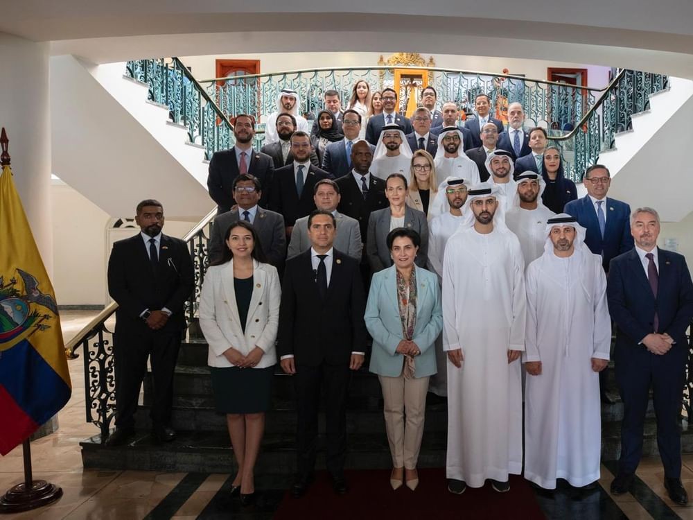 President of Ecuador meets Envoy of UAE’s Minister of Foreign Affairs