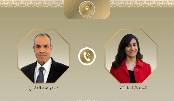 وزيرا الخارجية الكندي والمصري