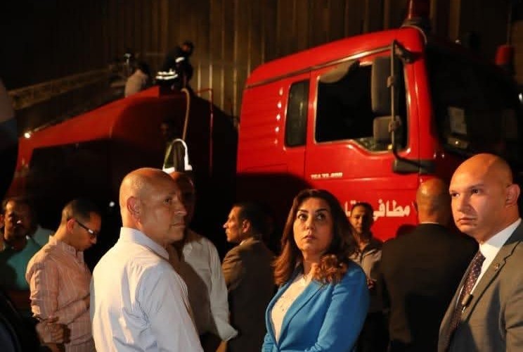 حريق سنترال رمسيس 