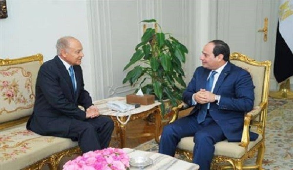 الرئيس السيسي وأحمد أبو الغيط