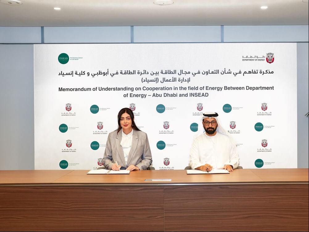Abu Dhabi Department of Energy (DoE) and INSEAD