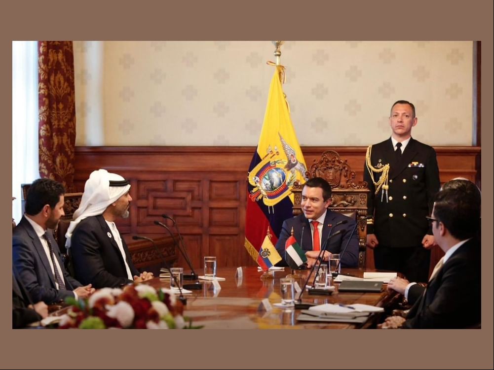 Ecuadorian President receives UAE Accountability Authority President