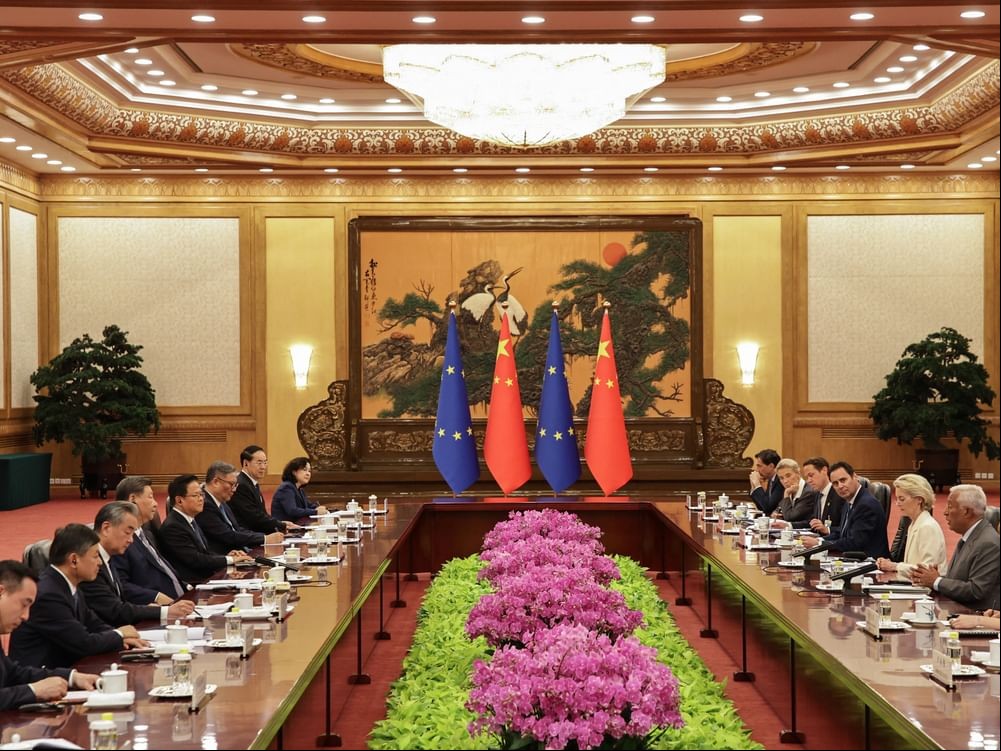 China, EU leaders meet in Beijing