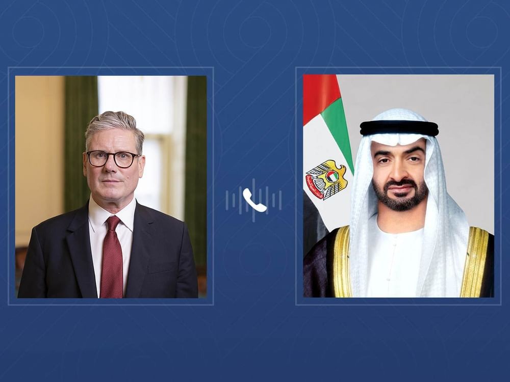 H.H Sheikh Mohamed bin Zayed Al Nahyan & Keir Starmer