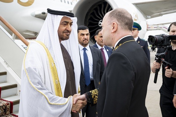 الرئيس الإماراتي يزور روسيا