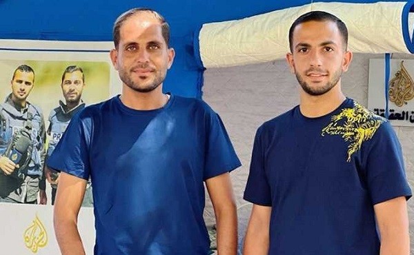 أنس الشريف ومحمد قريقع